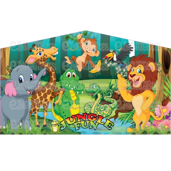 Jungle Bounce House Banner