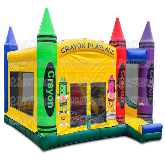 4 in 1 Inflatable Crayon Playland Combo