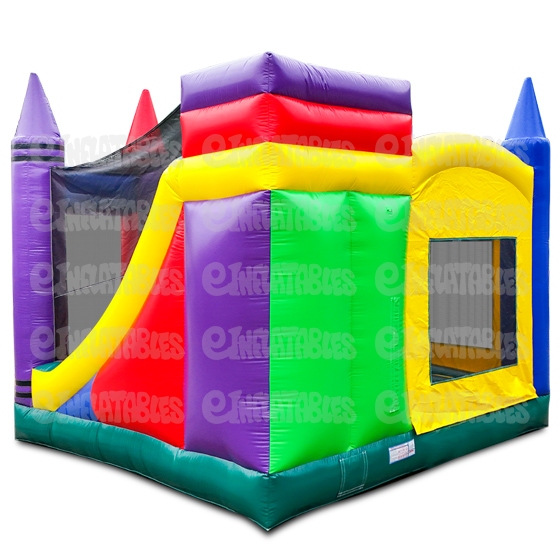 4 in 1 Inflatable Crayon Playland Combo