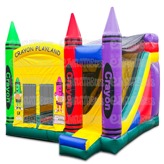 4 in 1 Inflatable Crayon Playland Combo