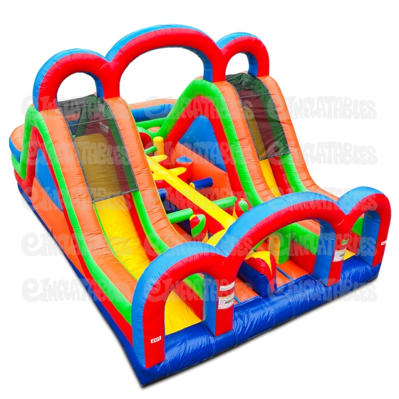 Inflatable Obstacle Course 1 Piece Mini Turbo Rush Funhouse