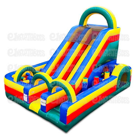 18 Slide & Obstacle Funhouse Combo