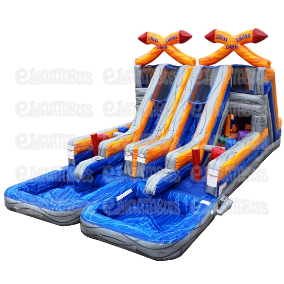 Criss Cross Dash Wet n Dry Obstacle Course 2 Piece