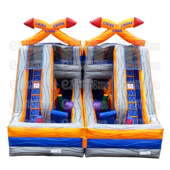 Criss Cross Dash Wet n Dry Obstacle Course 2 Piece