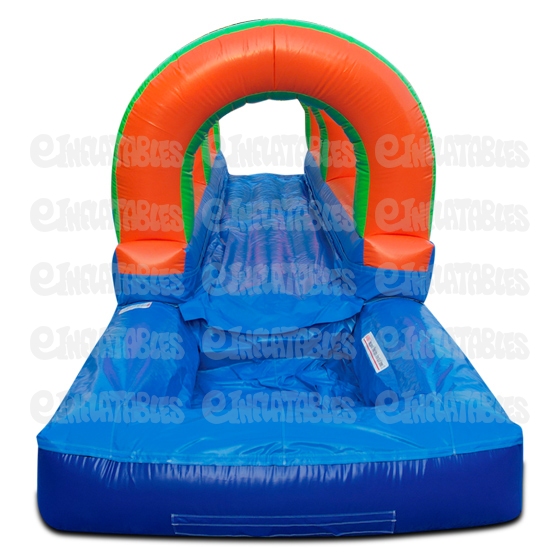 Inflatable Run N Splash Single Lane Slide