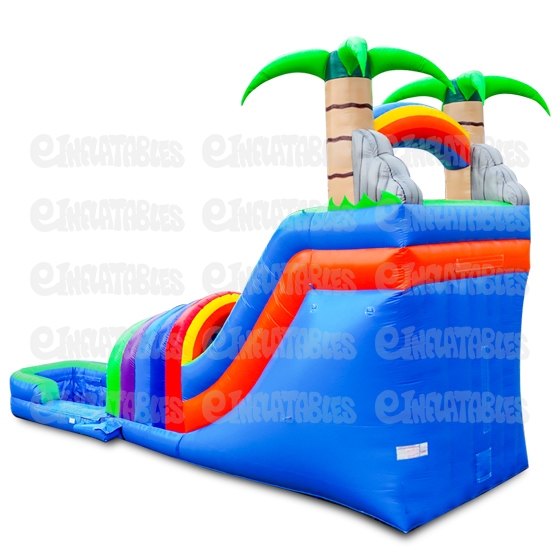 18 Funnel Tunnel Water Slide with Pool