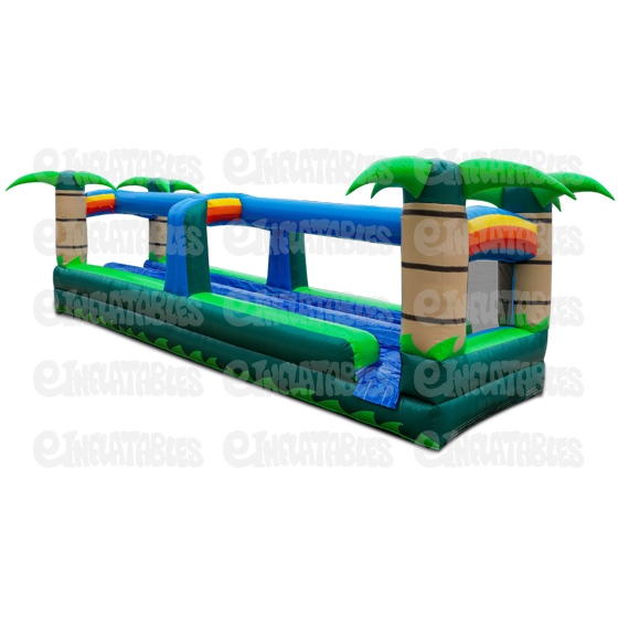 Run N Slide Tropical 2 Lane Slide