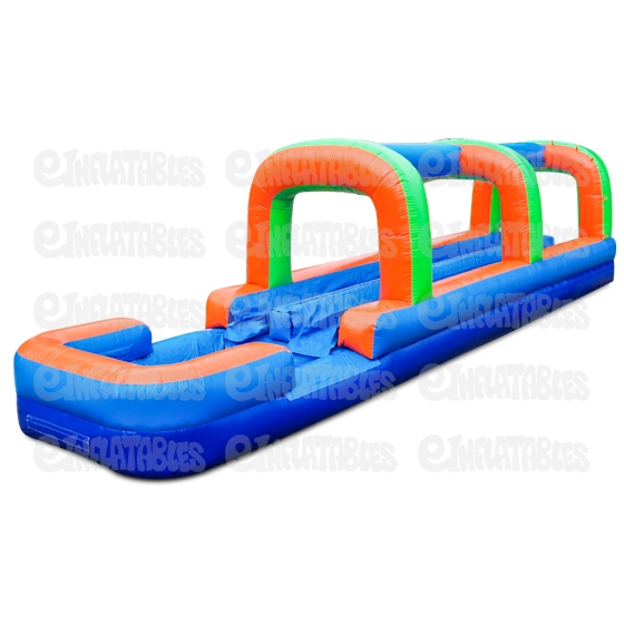 Inflatable Run N Splash 2 Lane Slide