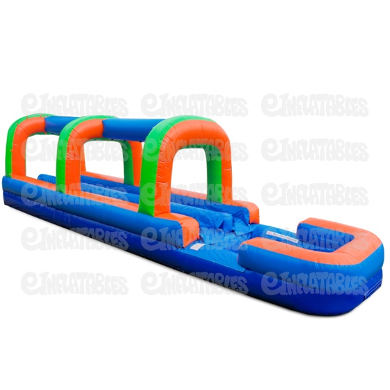 Inflatable Run N Splash 2 Lane Slide