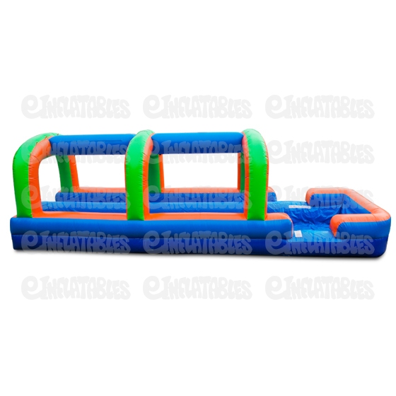 Inflatable Run N Splash 2 Lane Slide