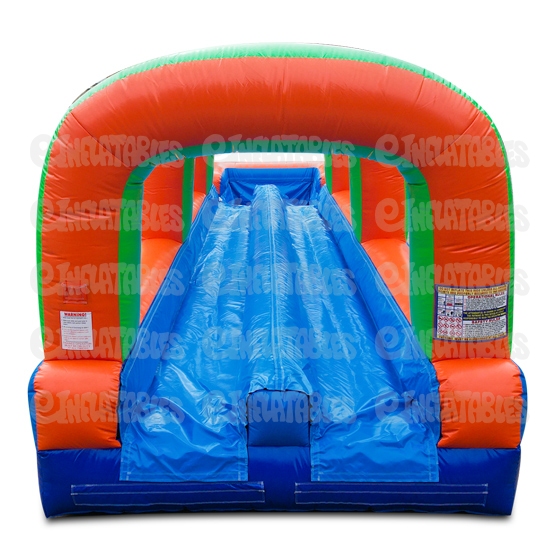 Inflatable Run N Splash 2 Lane Slide