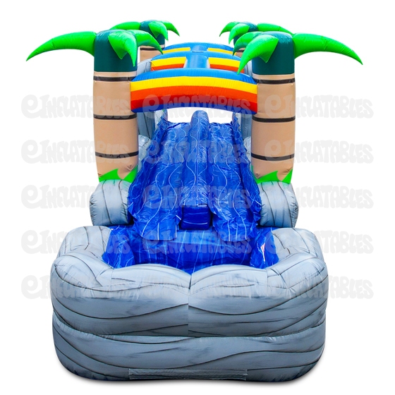 Run N Splash Rock 2 Lane Water Slide