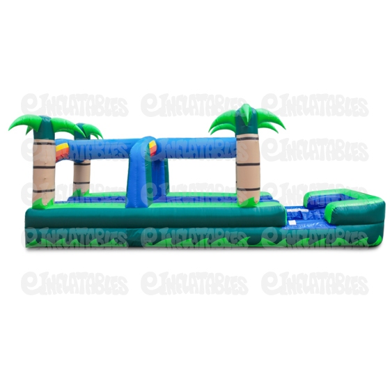 Run N Splash Tropical 2 Lane Water Slide