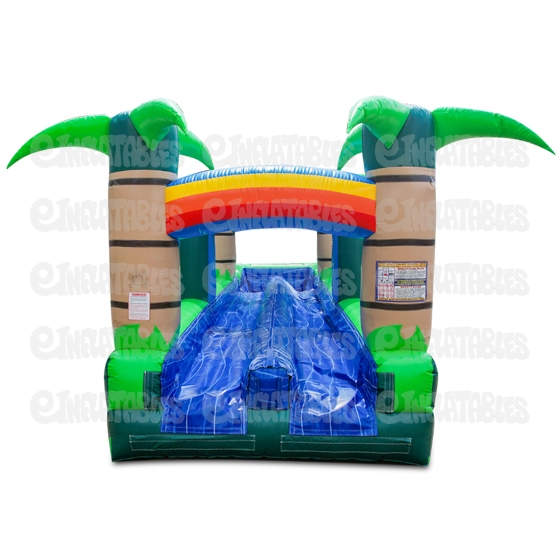 Run N Splash Tropical 2 Lane Water Slide