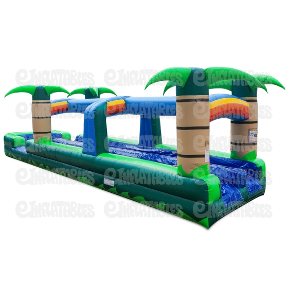 Run N Splash Tropical 2 Lane Water Slide