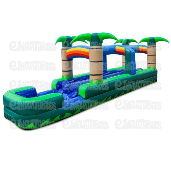 Run N Splash Tropical 2 Lane Water Slide