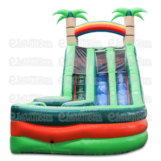 16 Tropical Wild Splash with Landing Water Slide