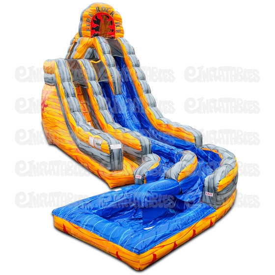 20 Fire Rock Ice Slide with Pool