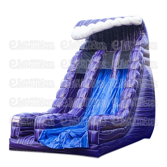 22 Purple n White Crush Dual Lane Slide